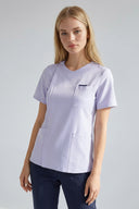 Smile185 Zip Scrub Top