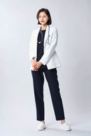 OZ315 Zip Scrub Top