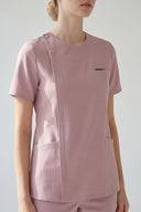 Smile185 Zip Scrub Top