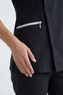 Winnie306 Zip Scrub Top