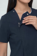 Winnie306 Zip Scrub Top