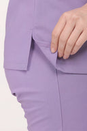 Side slit details on the Lavandula ST247 Scrub Top