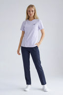 Smile185 Zip Scrub Top