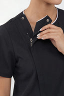 Winnie306 Zip Scrub Top
