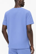 CST102 Round-neck Zip Scrub Top