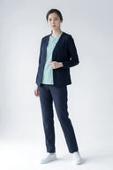 Smile185 Zip Scrub Top