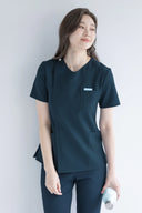 Smile185 Zip Scrub Top