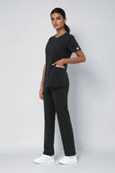 Winnie306 Zip Scrub Top