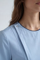 Winnie306 Zip Scrub Top